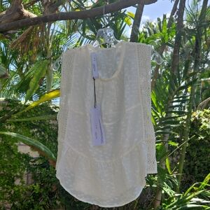 IRO Silk Lace Sleeveless Blouse